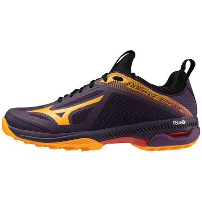 Zapatillas Hockey Mizuno WAVE Panthera Hombre - Morados / Naranjas / Rojos - Chile M720UDJEAP